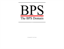 Tablet Screenshot of bps.co.uk